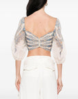 Zimmermann Zimmermann Zimmerman pleated design top
