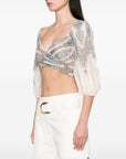 Zimmermann Zimmermann Zimmerman pleated design top
