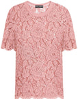 Dolce & Gabbana Dolce & Gabbana corded lace short sleeved T-shirt