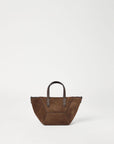 Brunello Cucinelli Brunello Cucinelli Duo mini bag in suede with monili