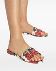 Dolce & Gabbana Dolce & Gabbana floral-print slides