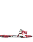 Dolce & Gabbana Dolce & Gabbana floral-print slides