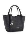 Emporio Armani Emporio Armani Shopper made of braided material with logo pendant
