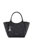 Emporio Armani Emporio Armani Shopper made of braided material with logo pendant