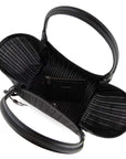 Emporio Armani Emporio Armani Shopper made of braided material with logo pendant