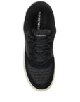 Emporio Armani Emporio Armani Sneakers in jacquard fabric with logo lettering and suede