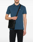 Emporio Armani Emporio Armani ASV recycled-nylon flat shoulder bag
