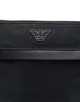Emporio Armani Emporio Armani ASV recycled-nylon flat shoulder bag