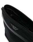 Emporio Armani Emporio Armani ASV recycled-nylon flat shoulder bag
