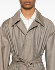 Emporio Armani Emporio Armani virgin-wool trench coat