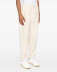 Emporio Armani Emporio Armani ASV Lyocell blend jersey joggers with all-over lettering