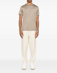 Emporio Armani Emporio Armani ASV Lyocell blend jersey joggers with all-over lettering