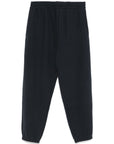 Emporio Armani Emporio Armani ASV Lyocell blend jersey joggers with all-over lettering