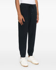 Emporio Armani Emporio Armani ASV Lyocell blend jersey joggers with all-over lettering