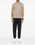 Emporio Armani Emporio Armani ASV Lyocell blend jersey joggers with all-over lettering