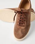 Brunello Cucinelli Brunello Cucinelli Washed suede sneakers with latex sole