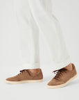 Brunello Cucinelli Brunello Cucinelli Washed suede sneakers with latex sole