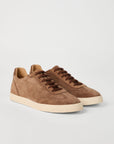 Brunello Cucinelli Brunello Cucinelli Washed suede sneakers with latex sole
