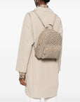 Emporio Armani Emporio Armani Mini backpack with monogram print