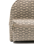 Emporio Armani Emporio Armani Mini backpack with monogram print