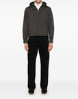 Emporio Armani Emporio Armani Blouson with internal nylon bib jacquard all-over lettering