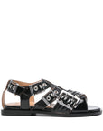 Ganni Ganni eyelet-detailing sandals