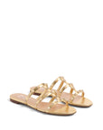 Valentino Garavani Valentino Garavani Slide Rockstud Sandal In Laminated Nappa