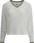 Brunello Cucinelli Brunello Cucinelli Sweaters White