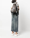 Ganni Ganni leopard print backpack