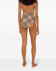 Burberry Burberry check-pattern swimsuit
