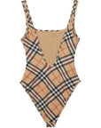 Burberry Burberry check-pattern swimsuit