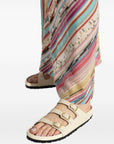 Birkenstock Birkenstock Florida Fresh Natural Leather Patent - High-Shine Ecru