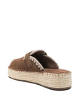 Mou Mou Sandals Leather Brown