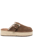 Mou Mou Sandals Leather Brown