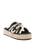 Mou Mou Sandals Black