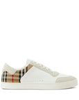 Burberry Burberry Leather, suede and check sneakers