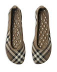 Burberry Burberry checkered Ballerina in jacquard