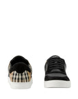 Burberry Burberry Leather, suede and check sneakers