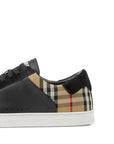 Burberry Burberry Leather, suede and check sneakers