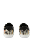 Burberry Burberry Leather, suede and check sneakers