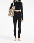 Burberry Burberry Stretch jersey leggings with Check finishes