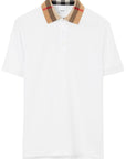 Burberry Burberry Vintage check print-detail polo shirt
