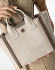 Chloè Chloè Chloé Carry small canvas tote bag