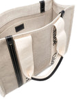 Chloè Chloè Chloé Woody canvas medium tote bag