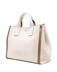 Chloè Chloè Chloé Carry canvas tote bag