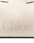 Chloè Chloè Chloé Carry canvas tote bag