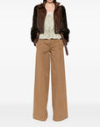Chloé Chloé Chloé Cotton wide-leg trousers