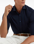 Brunello Cucinelli Brunello Cucinelli Spread-collar cotton shirt