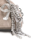 Self-Portrait Self-Portrait Suede mini shoulder bag