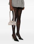 Self-Portrait Self-Portrait Suede mini shoulder bag
